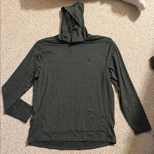 Spyder Dark Green Hooded Sweatshirt